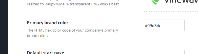 Add brand colour in OneDirectory